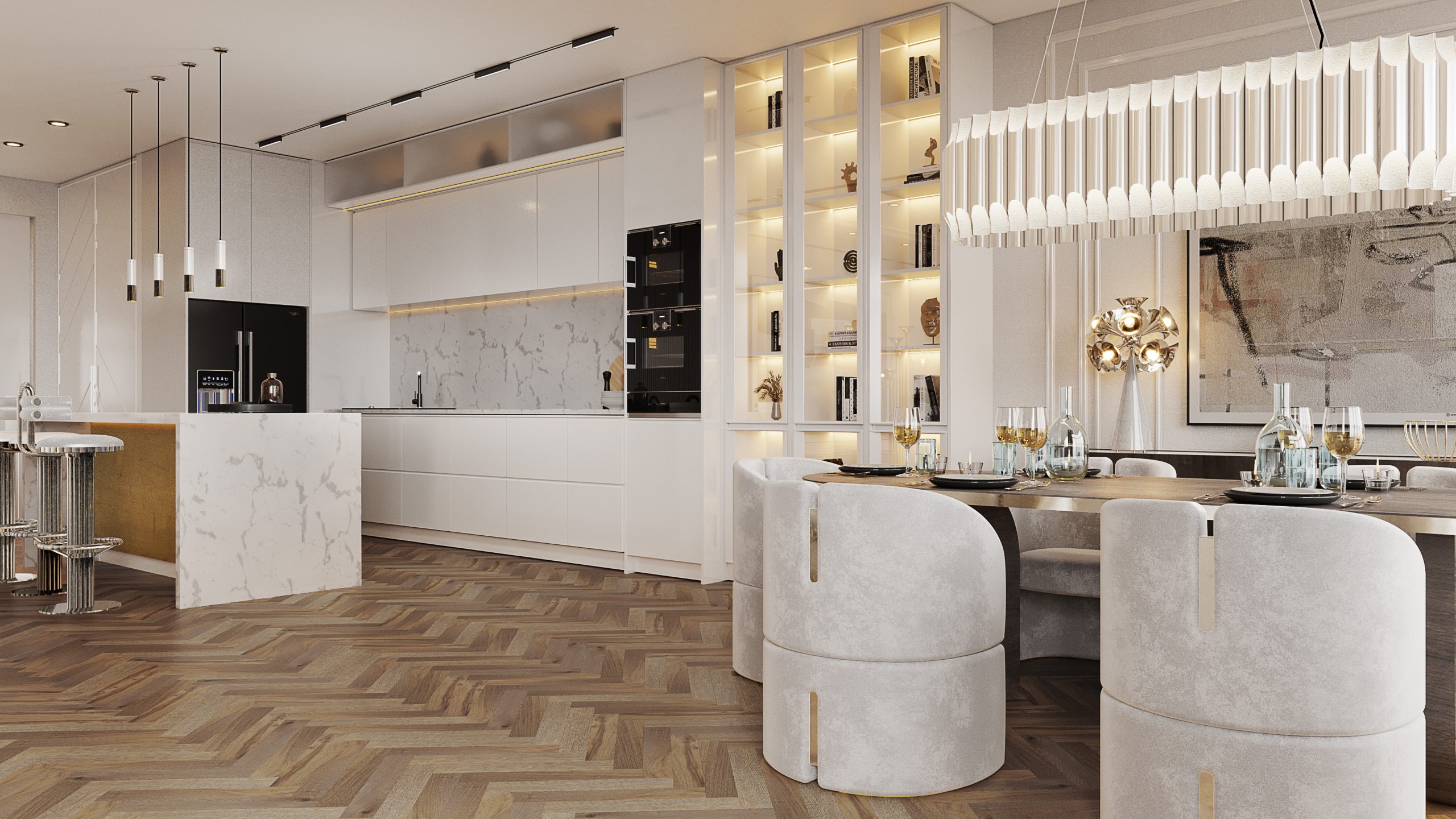 Exclusive Modern Kitchen Designs In A Million Dollar Apartment